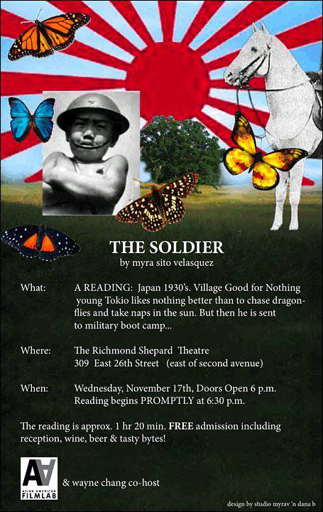 The Reading Of Myra Sito Velasquezs “the Soldier” Asian American Arts Alliance 8343