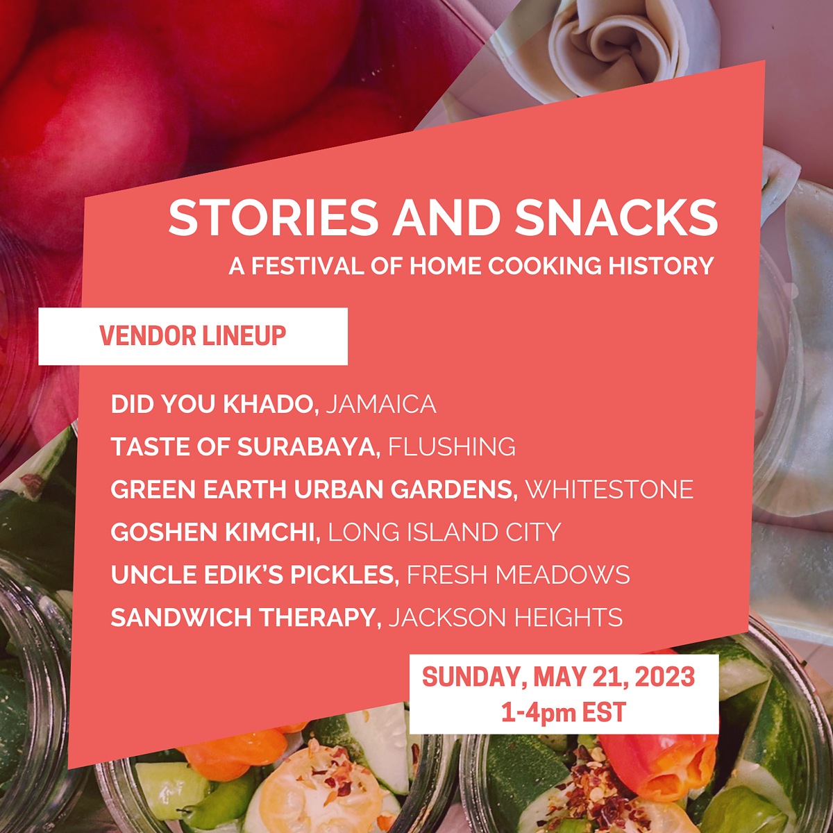 Stories and Snacks: A Festival of Home Cooking History - Asian American ...